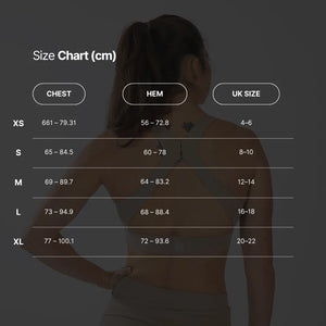 Detailed size chart for Sporton product