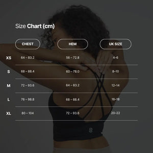 Detailed size chart for Sporton product