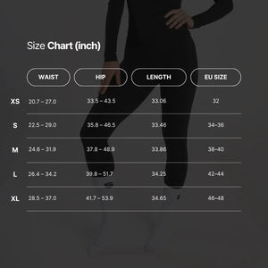 Detailed size chart for Sporton product