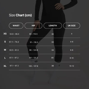Detailed size chart for Sporton product