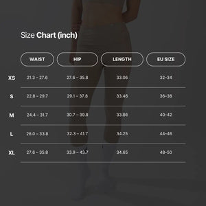Detailed size chart for Sporton product