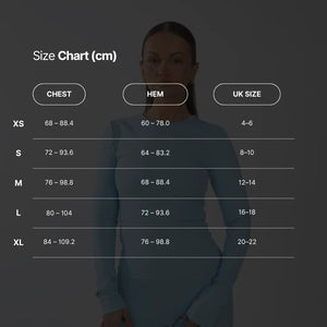 Detailed size chart for Sporton product